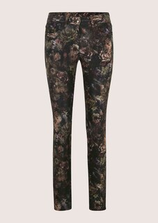 5-Pocket-Hose mit floralem Allover-Print thumbnail 7