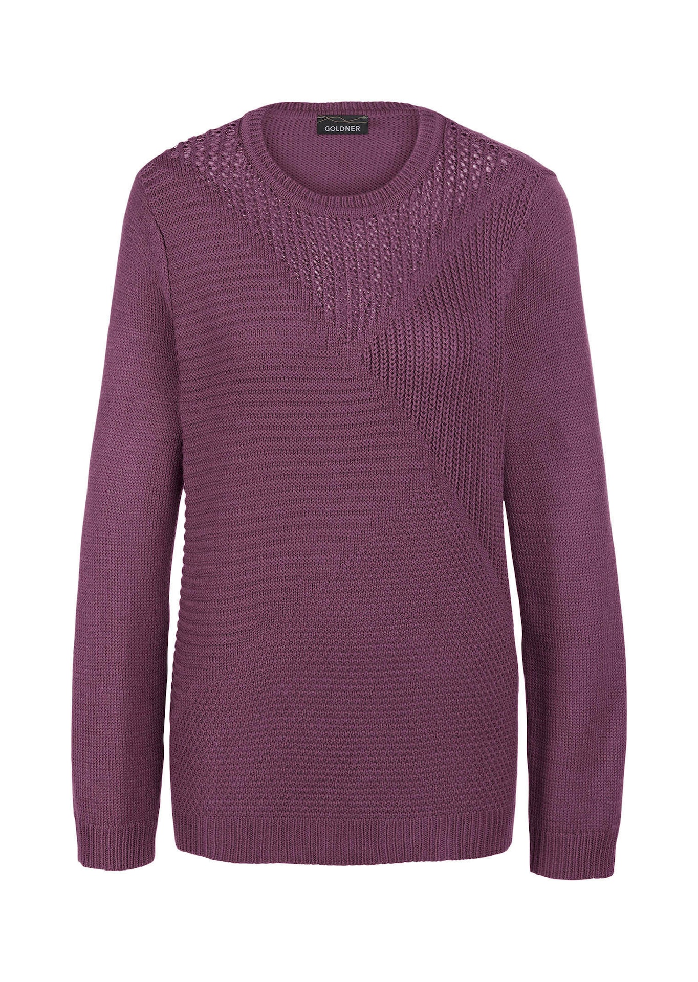 Pflegeleichter Pullover in hochwertiger Rippenstruktur
