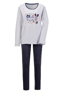 Pyjama en coton à motif fleuri thumbnail 5