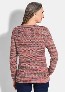 Pull en tricot multicolore thumbnail 3