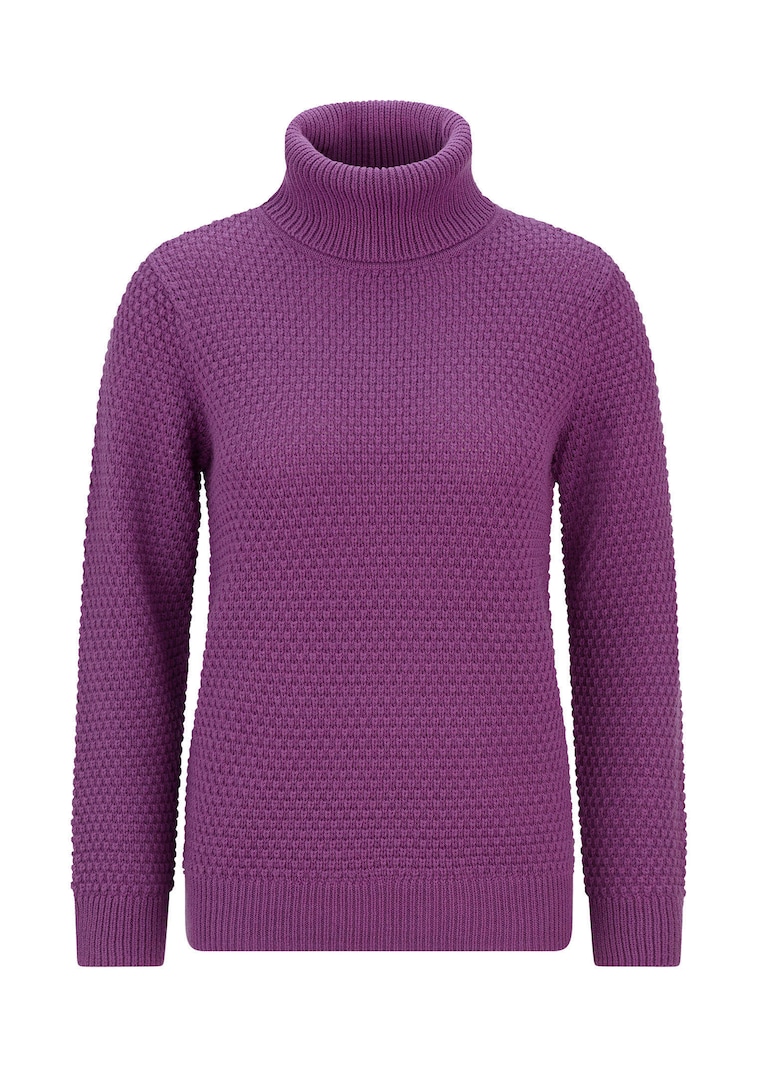 Pull à col roulé en tricot