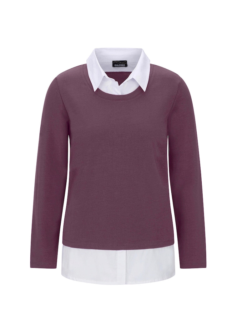 Sweat-shirt aspect 2-en-1