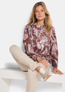 Sweat-shirt au bel aspect métallisé thumbnail 4