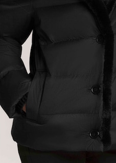 Steppjacke mit Teddyfellkragen thumbnail 6