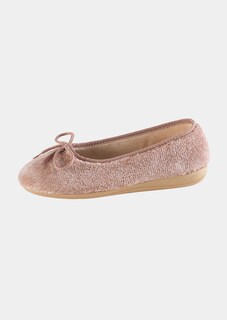 Ballerina-Hausschuhe mit Schleife thumbnail 6