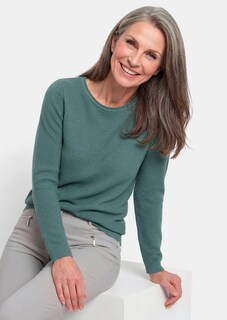 Feiner Strickpullover mit U-Boot-Ausschnitt thumbnail 4