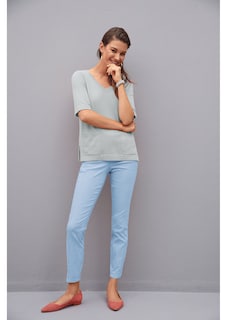 Pantalon coupe Skinny près du corps avec zip thumbnail 1