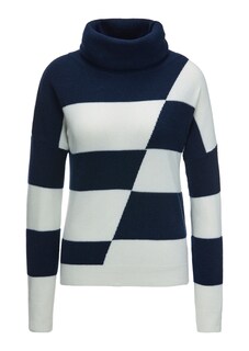 Rollkragenpullover in grafischem Kontrast thumbnail 2
