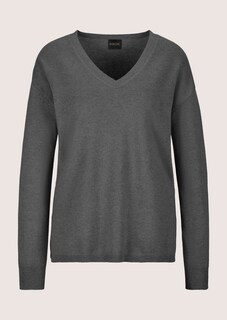 Pull en V en bon cachemire thumbnail 6