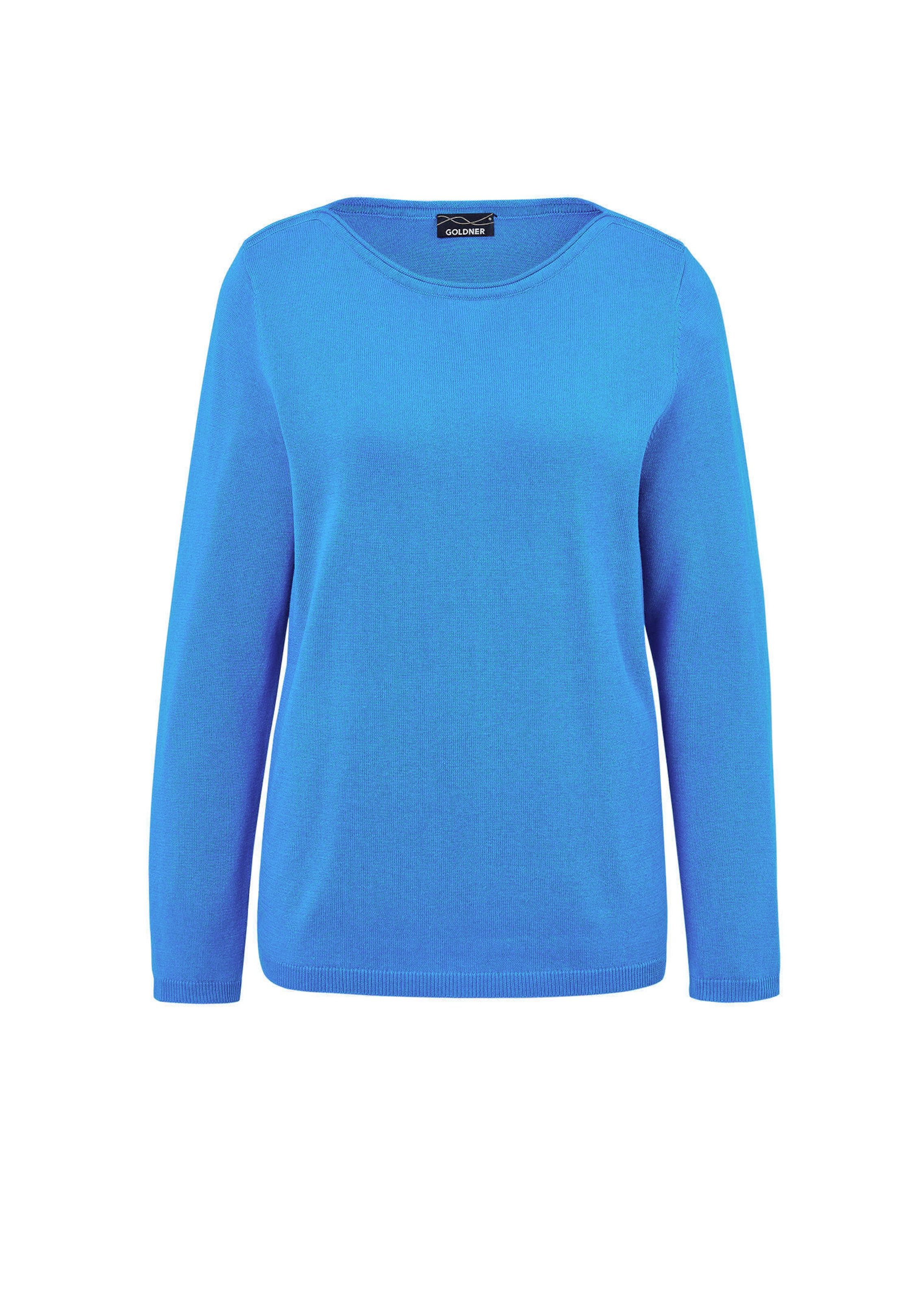 Strickpullover mit U-Boot-Ausschnitt