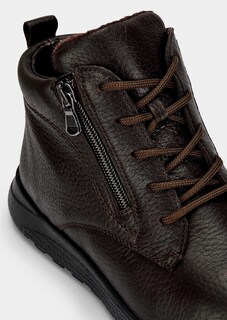 Chaussures basses en cuir nappa thumbnail 3