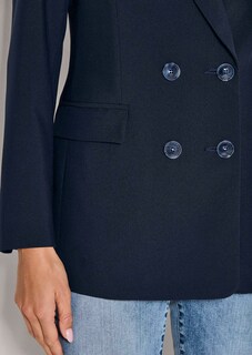 Zweireihiger Longblazer mit Futter thumbnail 6