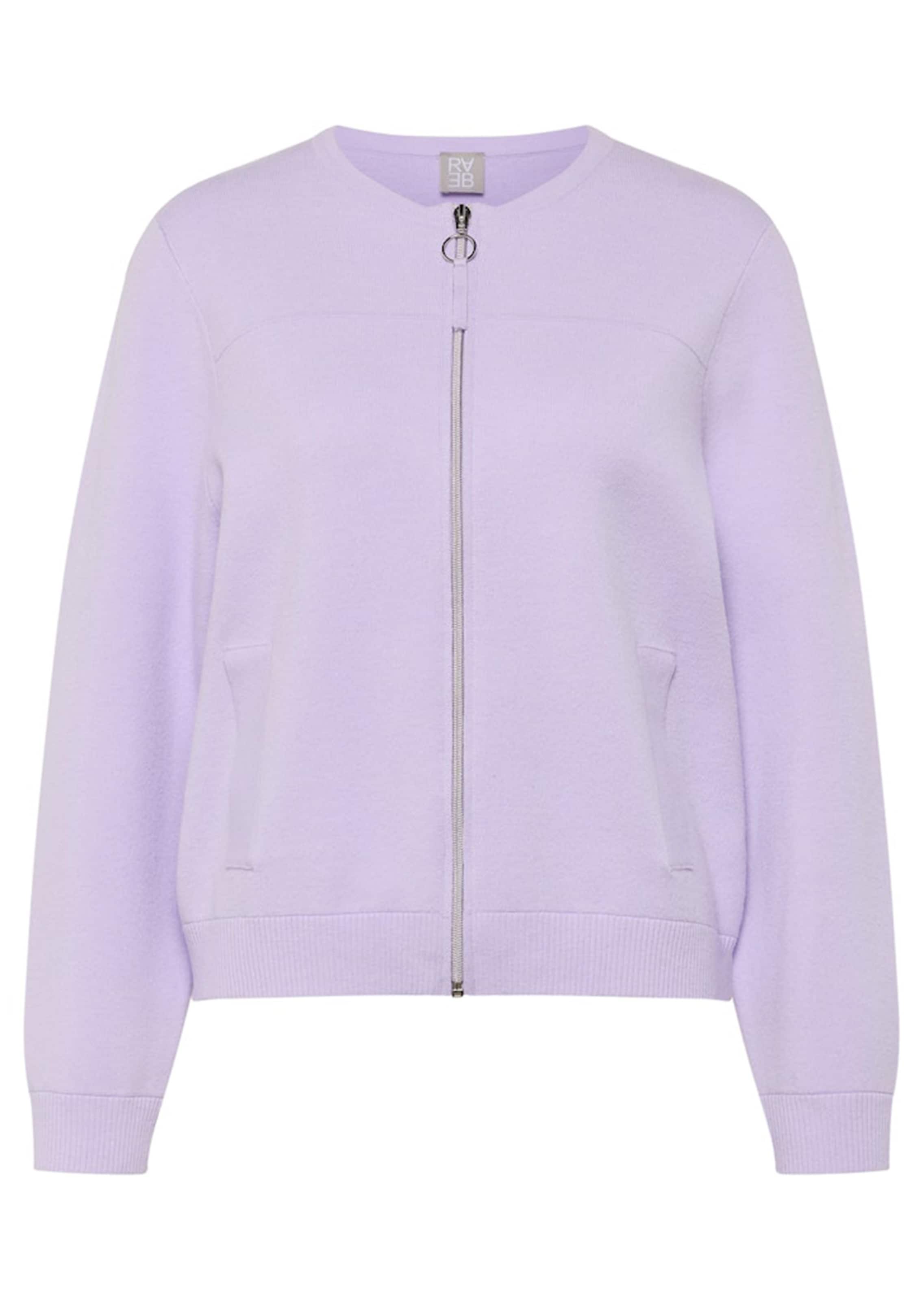 Legere Strickjacke mit Reissverschluss