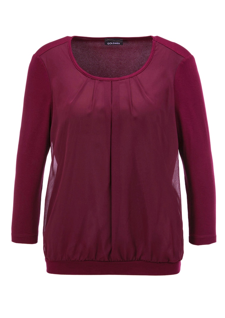 Gepflegtes Shirt in eleganter Blusen-Optik
