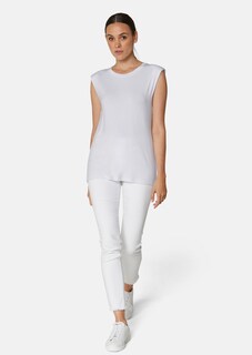 Sleeveless shirt with fashionable shoulder accentuation thumbnail 3