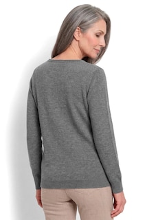 Tricot pullover van zuivere merinowol thumbnail 3
