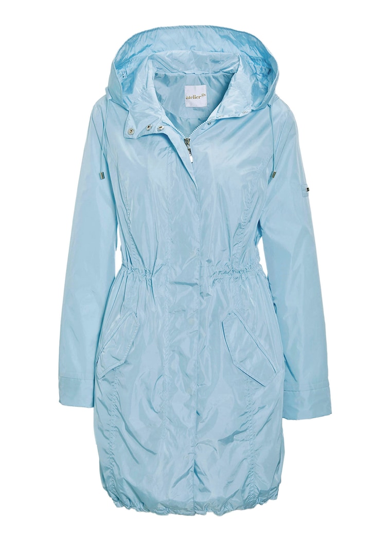 Trendiger leichter Regen Parka aus funktionalem Material