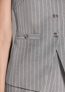 Gilet élégant à fines rayures thumbnail 6