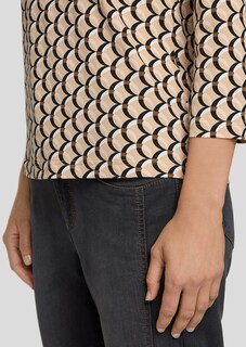 Jersey shirt met een grafische print thumbnail 5