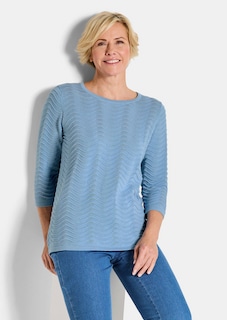 Strickpullover mit Wellenstruktur thumbnail 4