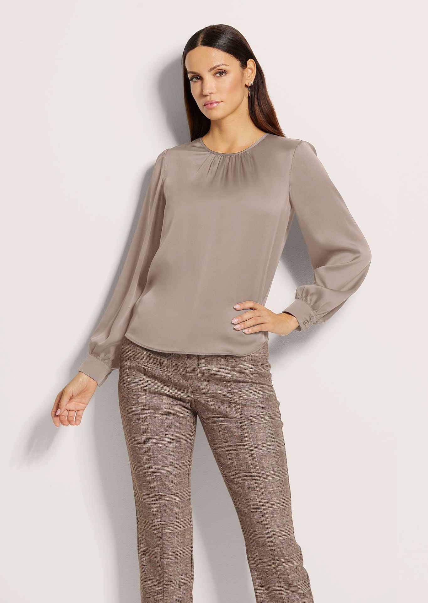 Blouse en satin