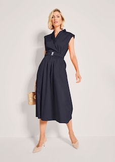 Ärmelloses Sommerkleid mit Raffungen thumbnail 5
