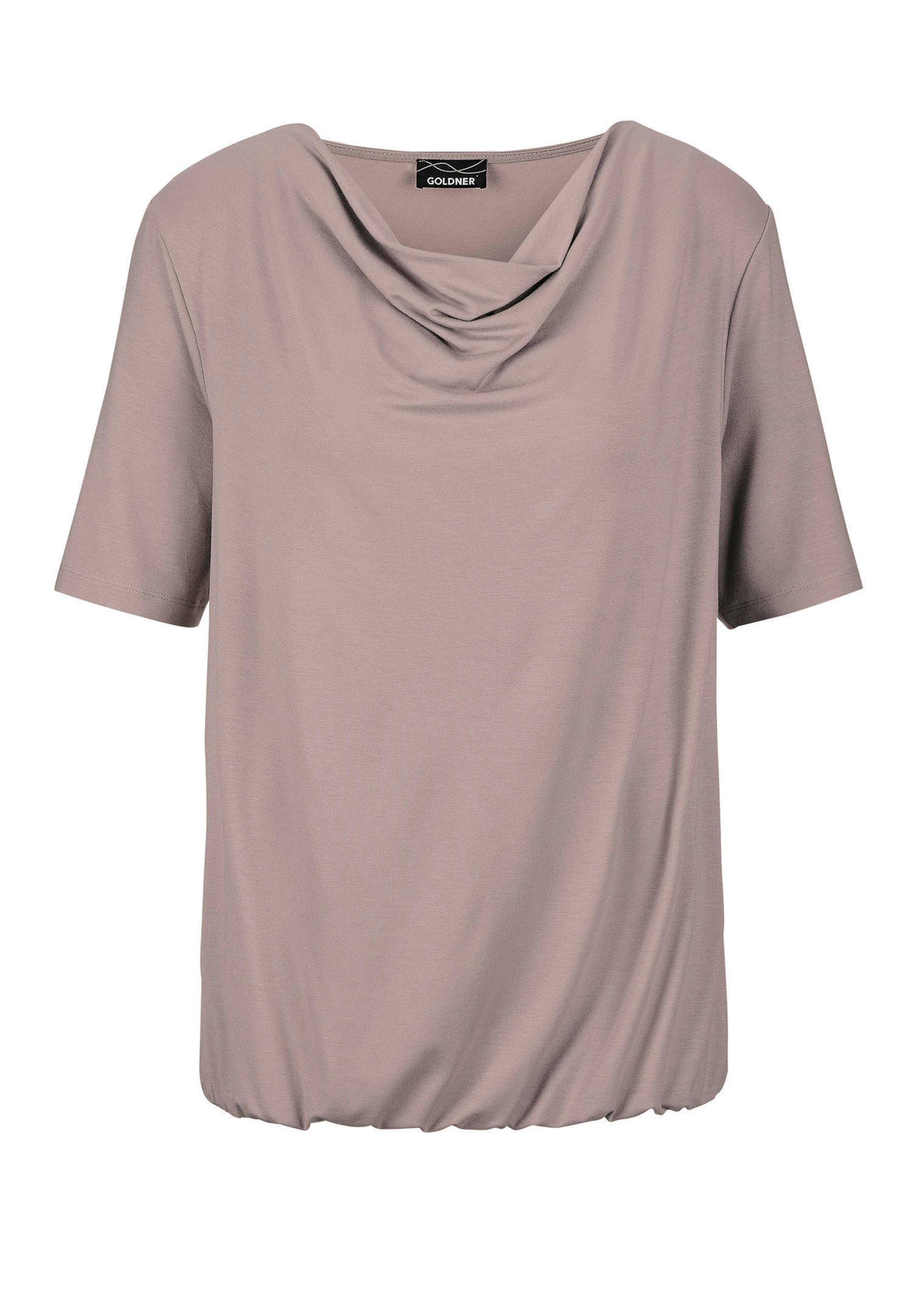 Shirt met watervalhals