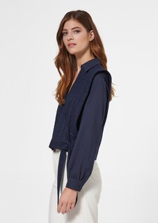 Wickelbluse mit Madeira-Stickerei thumbnail 5