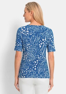 Shirt van viscose met modieuze animalprint thumbnail 3