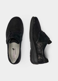 Slipper aus Leder und Textil thumbnail 2