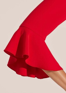 Kleid mit Volant-Ärmeln und Taschen thumbnail 6