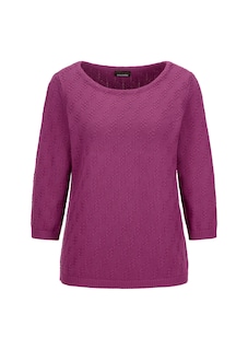Pull à manches 3/4 en pur coton thumbnail 6