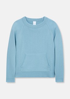 Rundhals-Pullover mit Känguru-Taschen thumbnail 7