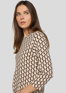 Jersey shirt met een grafische print thumbnail 4