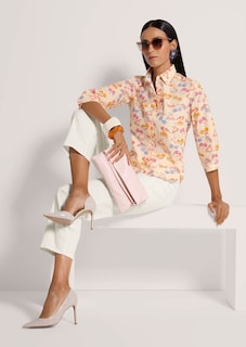 Blouse en coton à imprimé estival thumbnail 5
