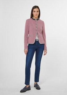 Schlanke Stretch-Jeans mit seitlicher Dekoration thumbnail 3