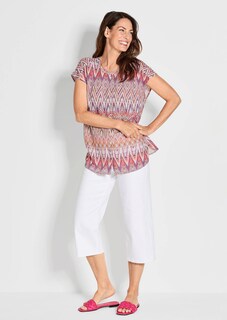 Casual blouse met print thumbnail 2