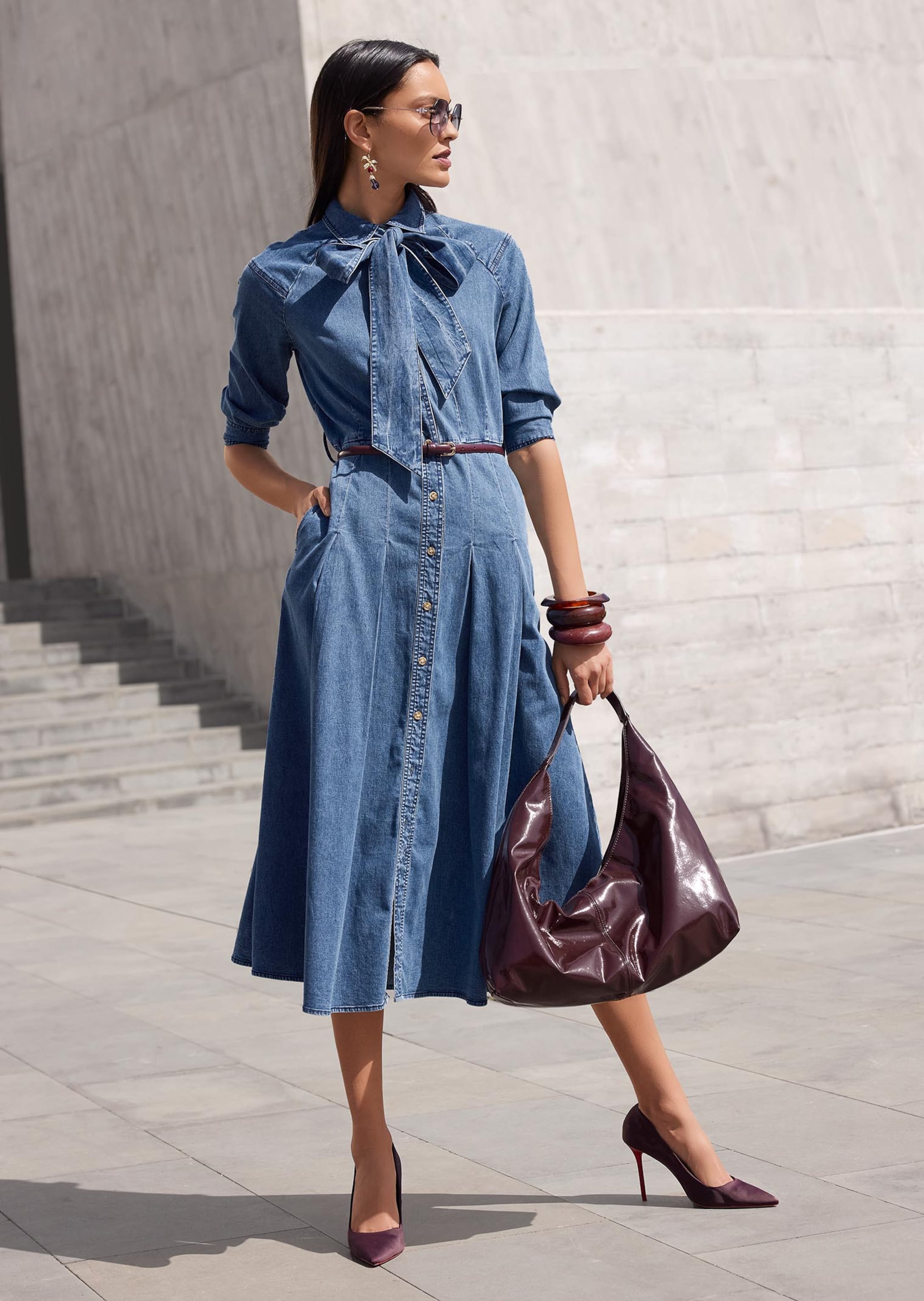 Robe en jean tendance