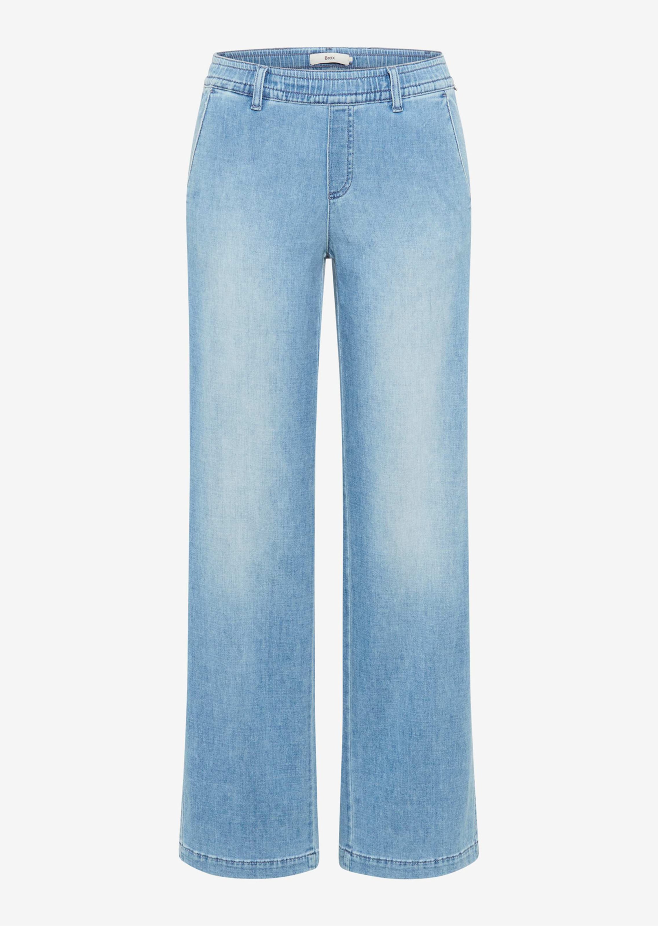 Weite Schlupfhose in leichter Denim-Qualität