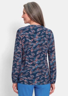Bluse aus schimmerndem Slinky-Jersey thumbnail 3