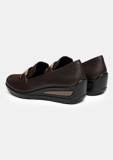 Leder-Slipper mit Zierschnalle thumbnail 4