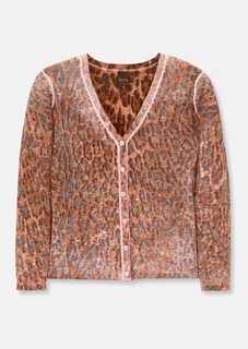 Cardigan with leo pattern thumbnail 7