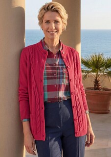 Cardigan avec motif torsadé thumbnail 7