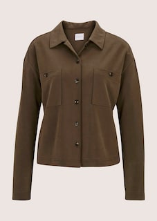 Oversize Hemdbluse mit aufgesetzten Taschen thumbnail 7