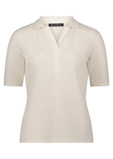 Polo structuré avec col en tricot thumbnail 6