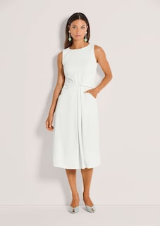 Ärmelloses Kleid mit Drapierung thumbnail 3