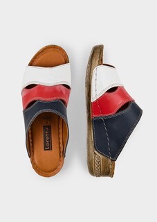 Maritime Leder-Pantoletten thumbnail 2