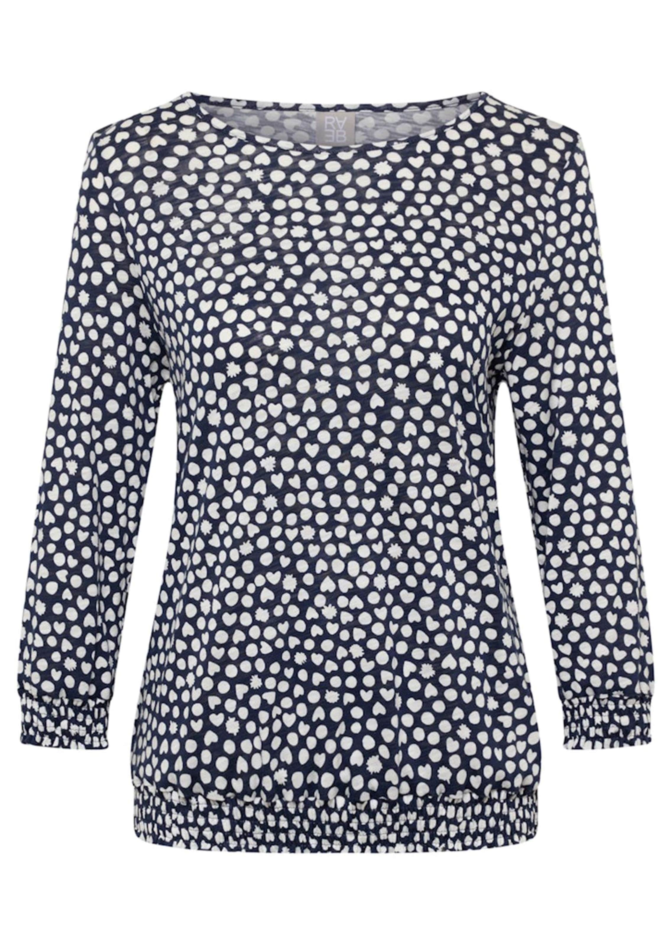 Shirt aus Flammengarn mit Smokbündchen