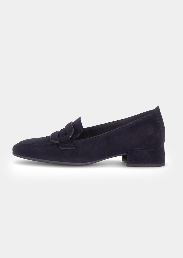 Slipper aus Leder mit Zierelement