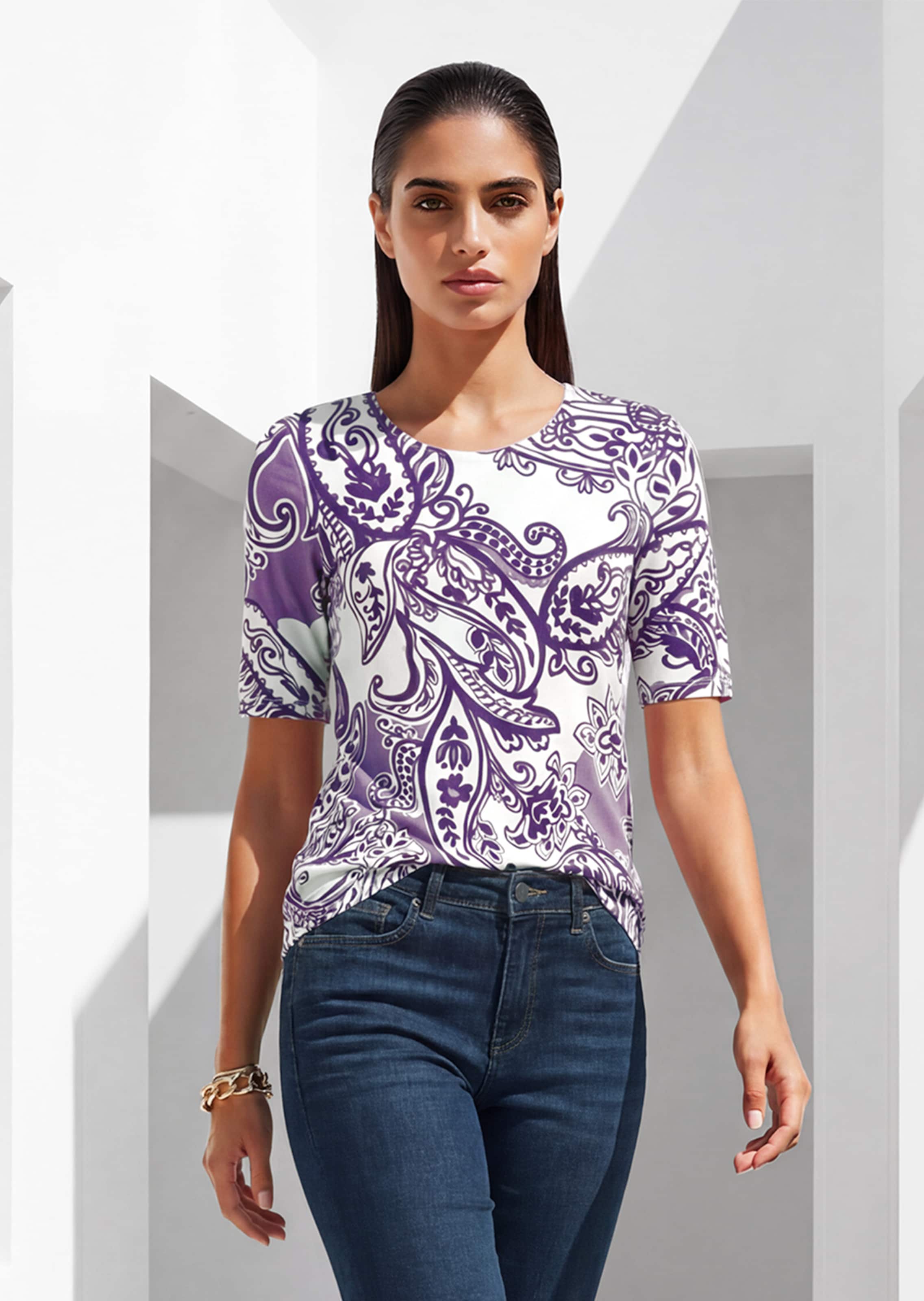 Shirt mit Paisley-Muster